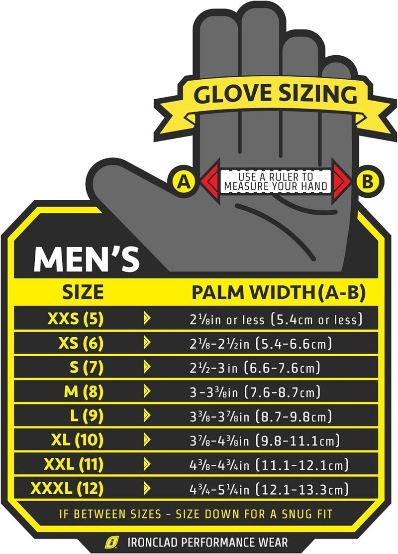 Ironclad SDX2P-03-M KONGÂ® PRO Glove, Medium, Orange - Image 5